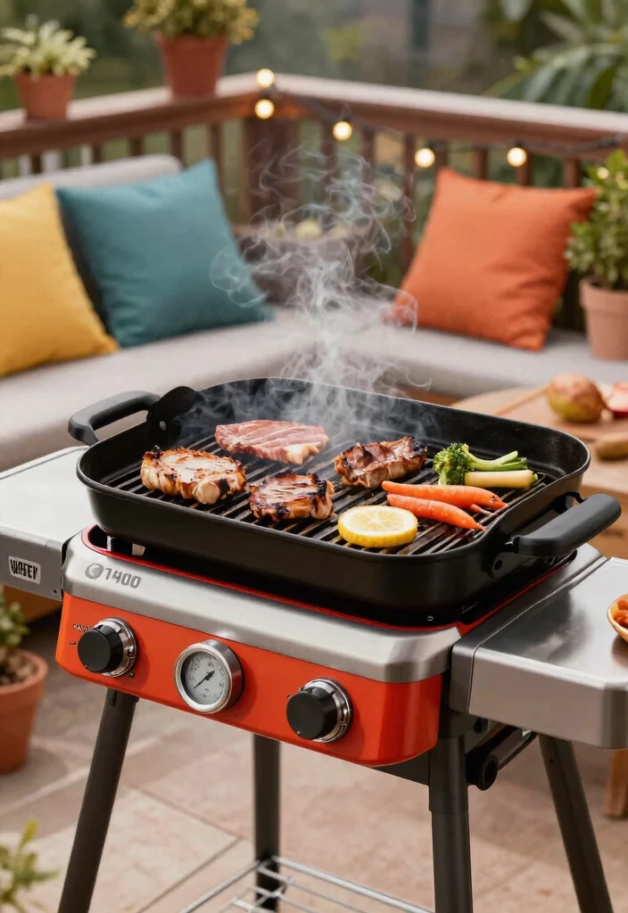 10 Best Electric Grill Options for Balcony BBQs 2. Weber Q1400 Electric Grill 0