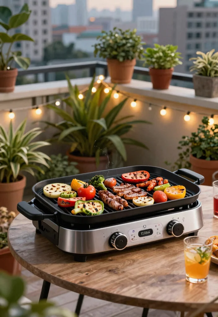 10 Best Electric Grill Options for Balcony BBQs 6. T fal Electric Grill 0
