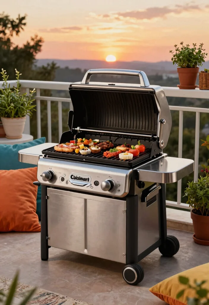 10 Best Electric Grill Options for Balcony BBQs 8. Cuisinart Griddler Elite 0