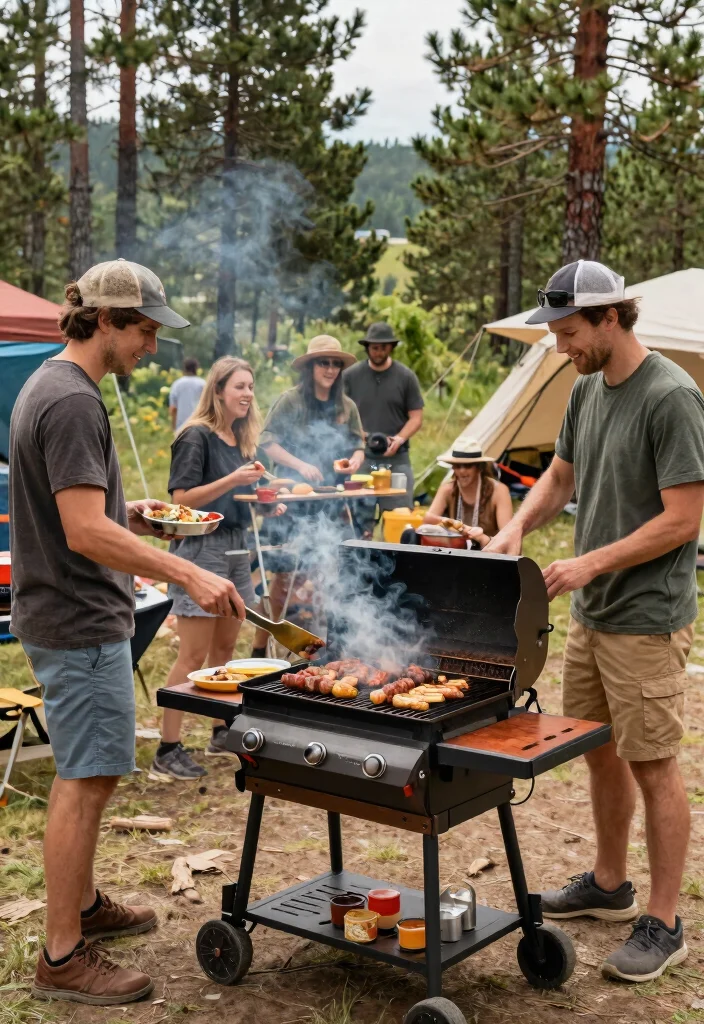 10 Best Portable Propane Grill Models for Tailgating 6 10 Best Portable Propane Grill Models for Tailgating 6. Camp Chef Mobile Kitchen Grill 0