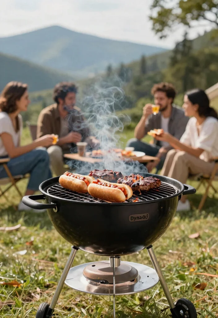 11 Best Portable Grills for Camper and RV Life 9. Dyna Glo 30 in. Portable Charcoal Grill 0