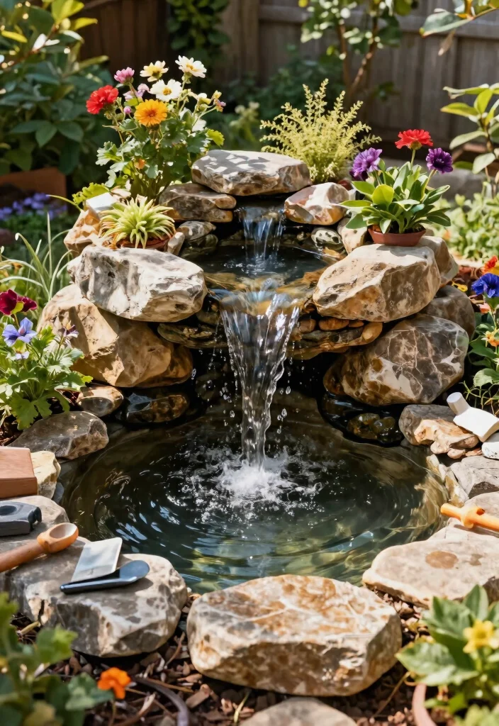 11 Breathtaking Outdoor Waterfall Fountain Ideas Zen Vibe 11. DIY Waterfall Feature 0