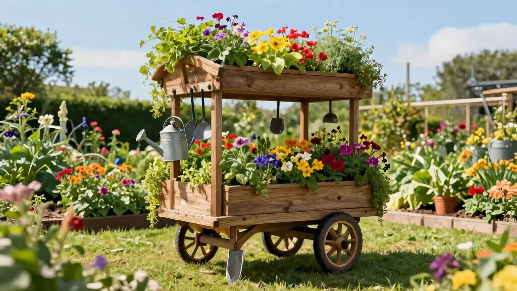 11 Genius Garden Cart Upgrade Ideas [DIY Hacks]