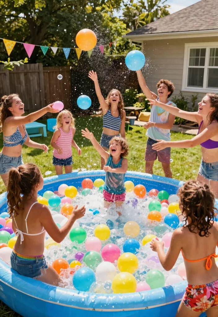 11 Hilarious Kiddie Pool Bash Ideas for Adults Summer Vibe 7. Water Balloon Fiesta 0