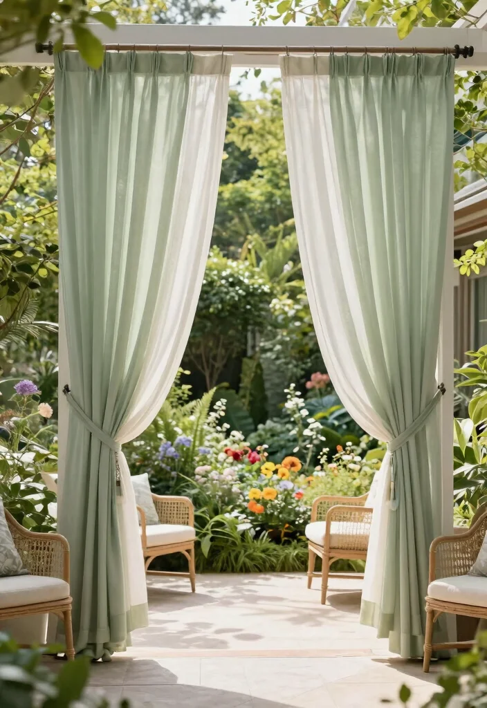 11 Smart Outdoor Curtain Weight Ideas Stop the Blowing Conclusion 0