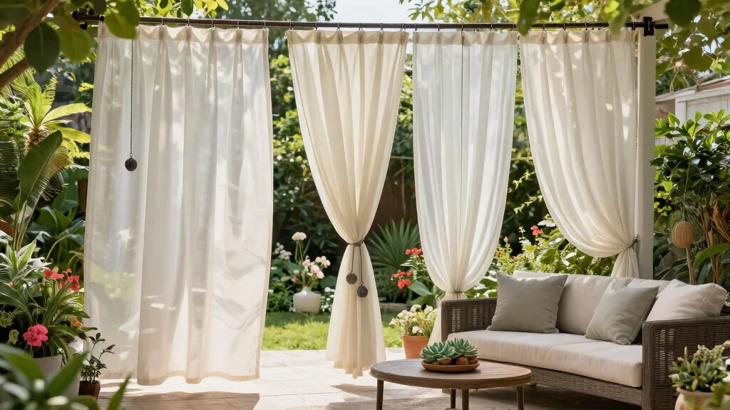 11 Smart Outdoor Curtain Weight Ideas (Stop the Blowing)