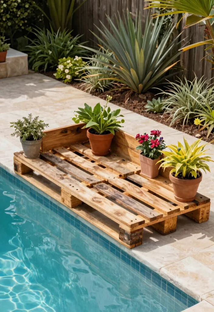 11 Smart Pool Filter Cover Ideas to Blend with Landscaping 5. Repurposed Pallet Cover for an Eco Friendly Option 0