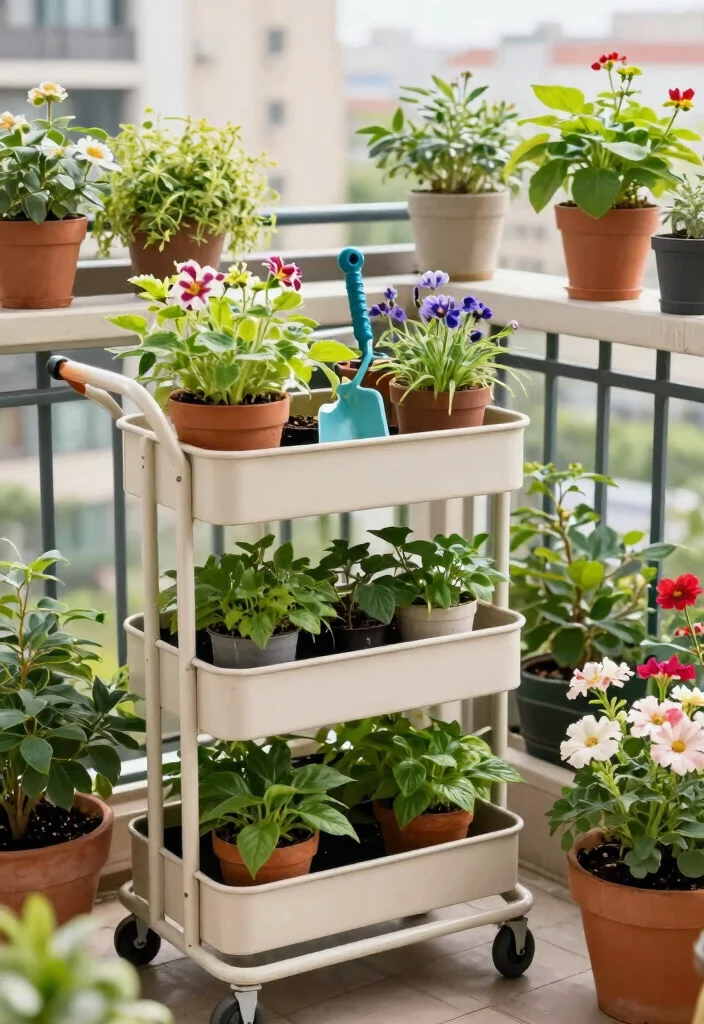 11 Space Saving 3 Tier Utility Cart Ideas for Urban Gardening Conclusion 0