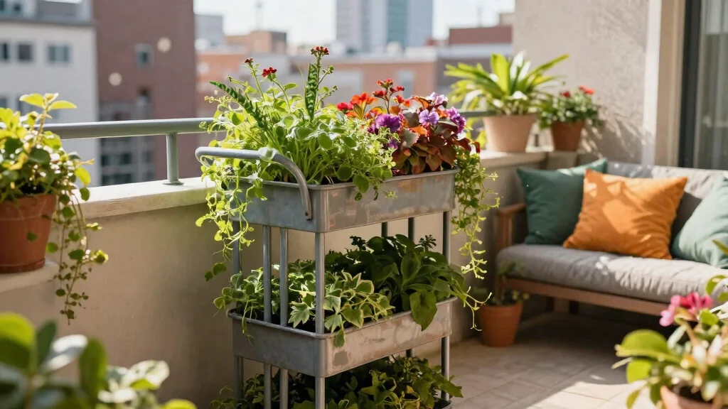 11 Space Saving 3 Tier Utility Cart Ideas for Urban Gardening