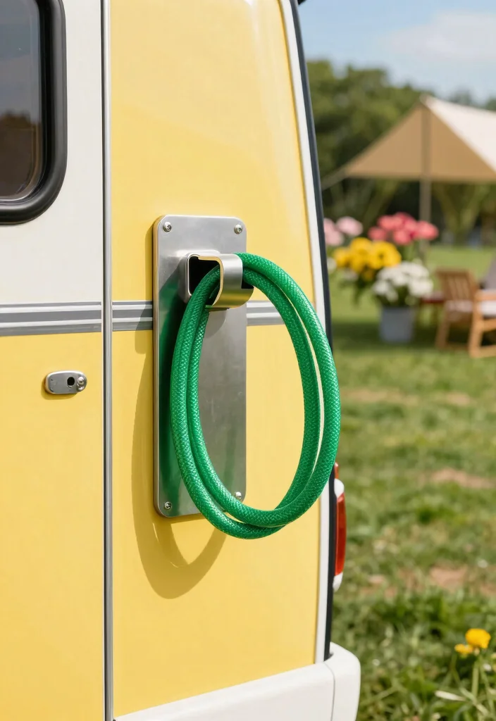 13 Best RV Hose Storage Ideas for Camper Life 7. Magnetic Hose Holders 0