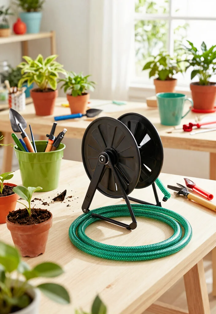 13 Best Retractable Hose Reel Ideas Hide the Mess 13. DIY Retractable Hose Reel Projects 0
