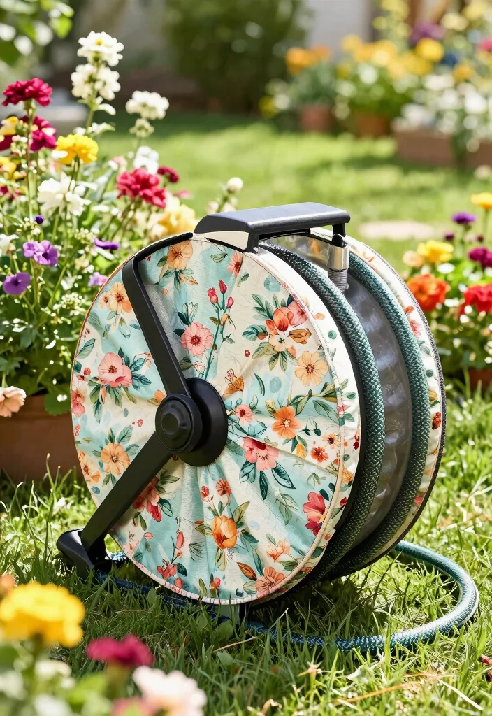 13 Best Retractable Hose Reel Ideas Hide the Mess 6. Decorative Hose Cover Solutions 0