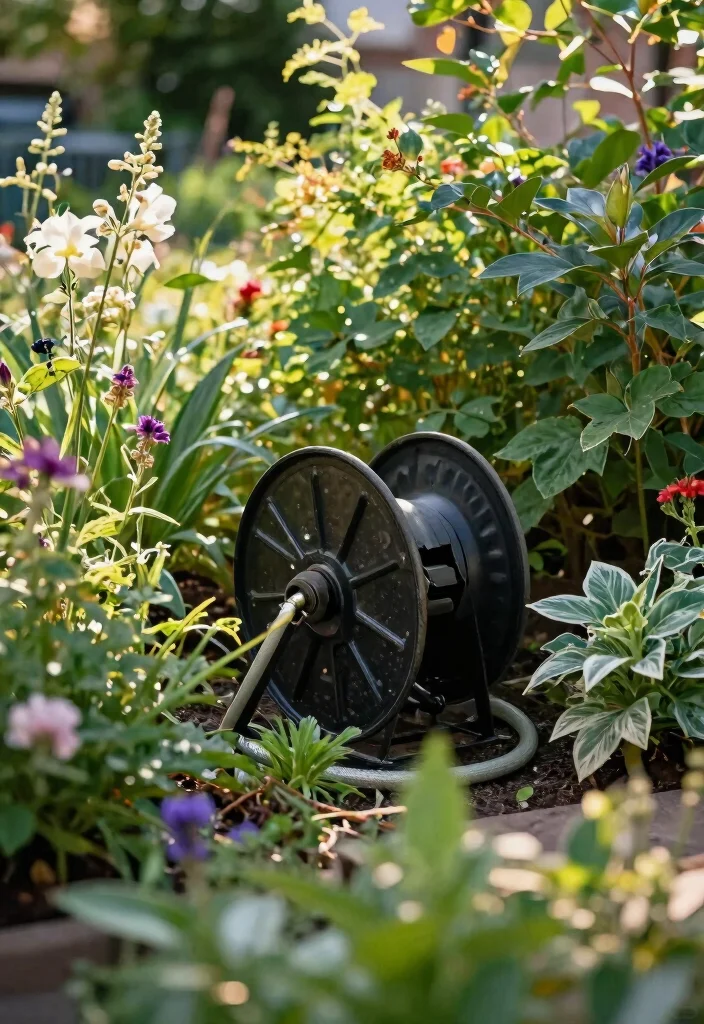 13 Best Retractable Hose Reel Ideas Hide the Mess 8. Hidden Garden Features 0