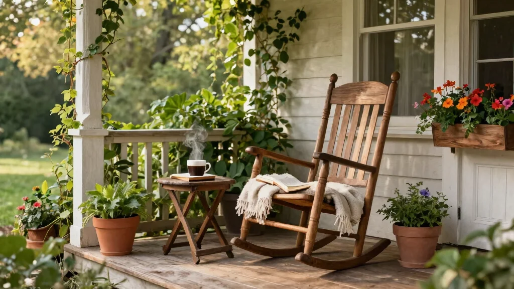 13 Cozy Rocking Chair Patio Ideas for Front Porches