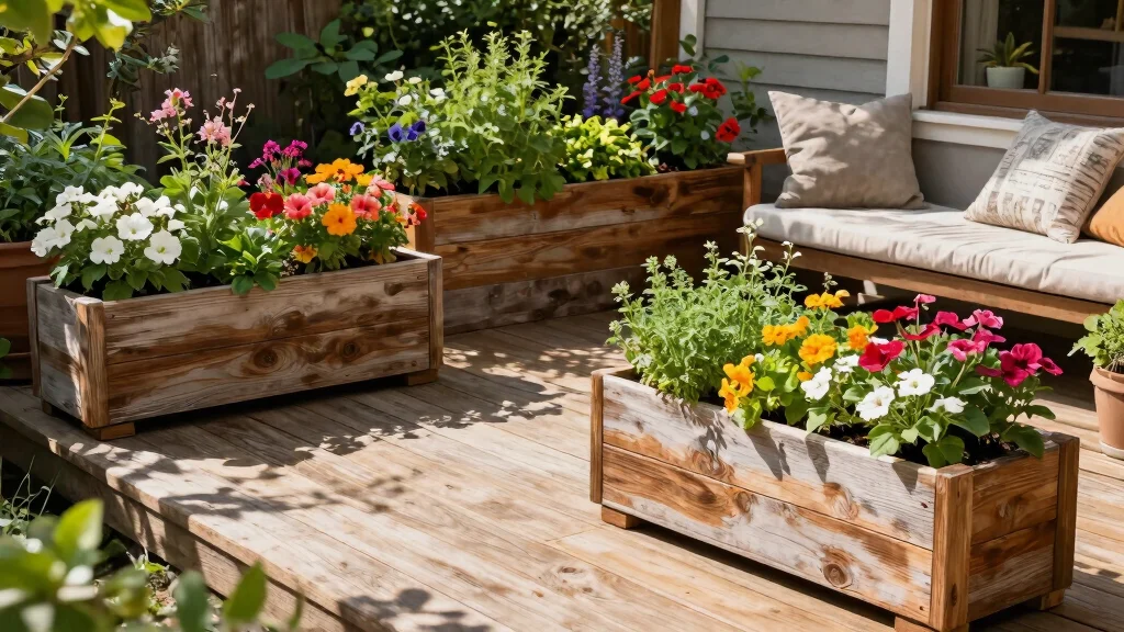 13 DIY Deck Planter Box Ideas for a Green Patio