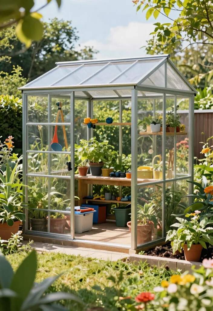 13 Durable Metal Tool Shed Ideas Weatherproof Storage 13. Transparent Roof Sheds 0