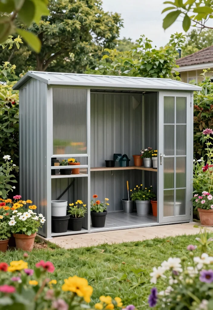 13 Durable Metal Tool Shed Ideas Weatherproof Storage 7. Customizable Modular Sheds 0