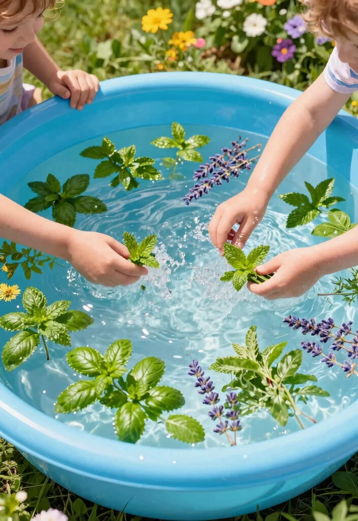 13 Easy Kiddie Pool Sensory Activities for Toddlers 4. Scented Pool Adventure 0