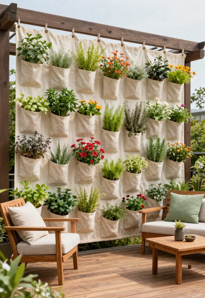 13 Elegant Outdoor Deck Curtain Ideas (Shade Solutions) 6 13 Elegant Outdoor Deck Curtain Ideas Shade Solutions 6. Vertical Garden Curtains 0
