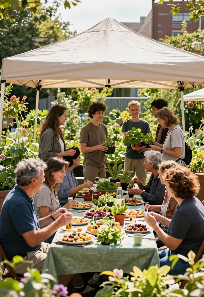 13 Practical 10x10 Canopy Tent Ideas for Urban Gardening Shade Solutions 10 13 Practical 10x10 Canopy Tent Ideas for Urban Gardening Shade Solutions 10. Shared Community Spaces 0