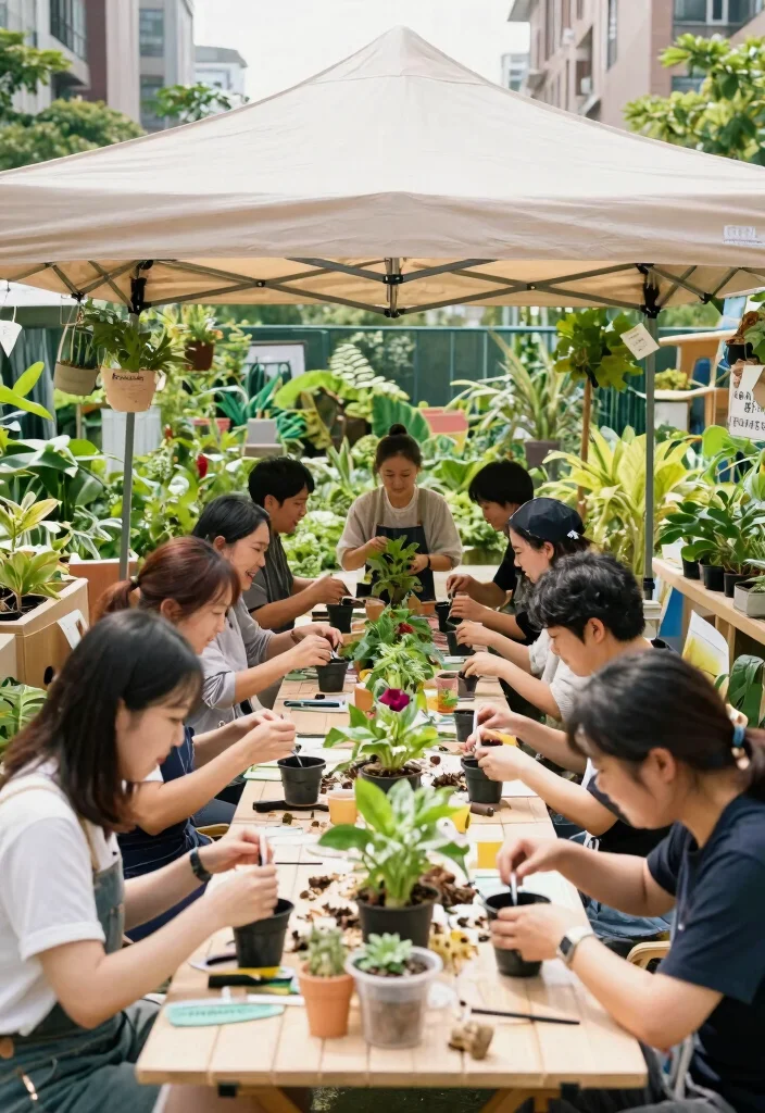 13 Practical 10x10 Canopy Tent Ideas for Urban Gardening Shade Solutions 13 13 Practical 10x10 Canopy Tent Ideas for Urban Gardening Shade Solutions 13. Garden Workshops and Classes 0