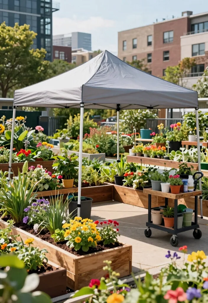 13 Practical 10x10 Canopy Tent Ideas for Urban Gardening Shade Solutions 3 13 Practical 10x10 Canopy Tent Ideas for Urban Gardening Shade Solutions 3. Portable Gardening Solutions 0
