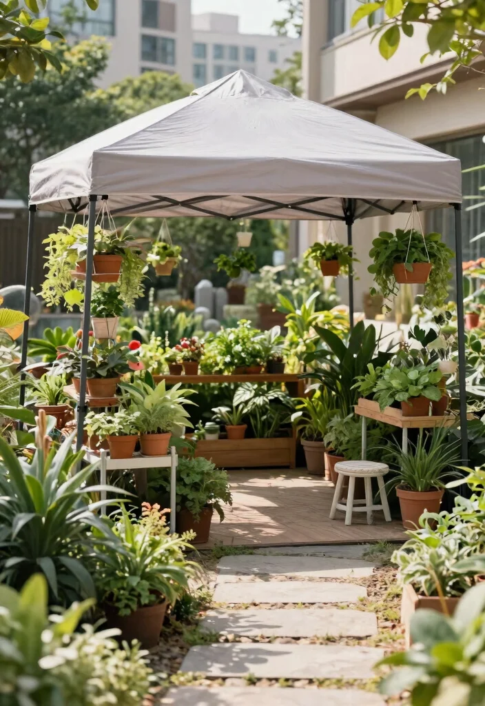 13 Practical 10x10 Canopy Tent Ideas for Urban Gardening Shade Solutions 7 13 Practical 10x10 Canopy Tent Ideas for Urban Gardening Shade Solutions 7. Compact Urban Canopy Layouts 0