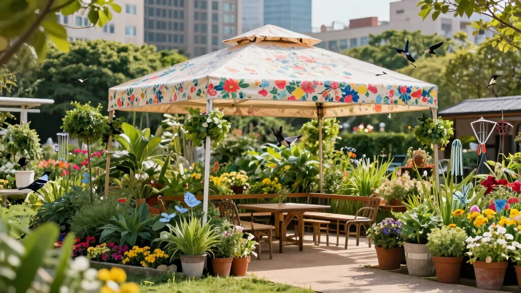 13 Practical 10x10 Canopy Tent Ideas for Urban Gardening Shade Solutions