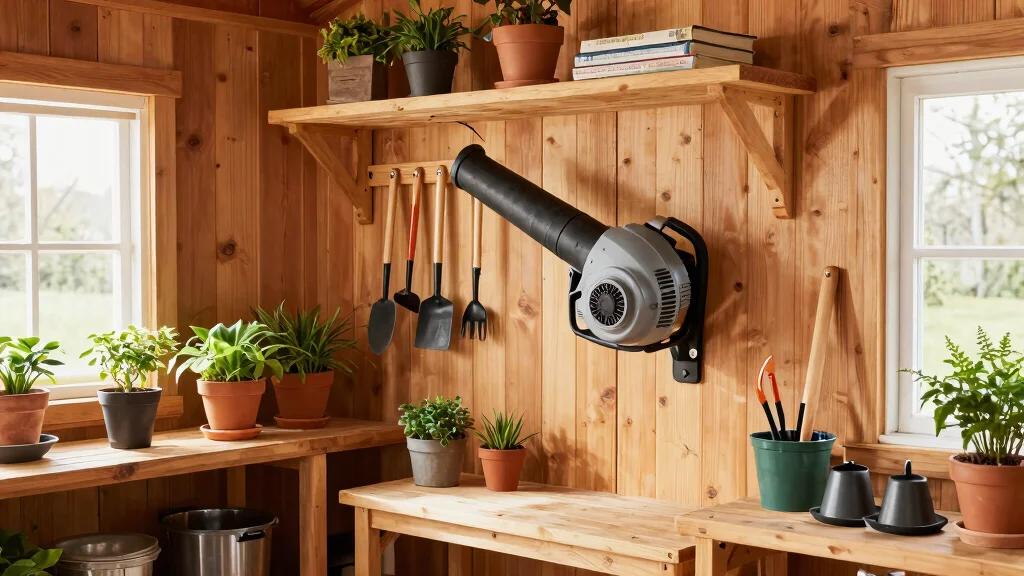 13 Smart Leaf Blower Storage Ideas for Your Shed
