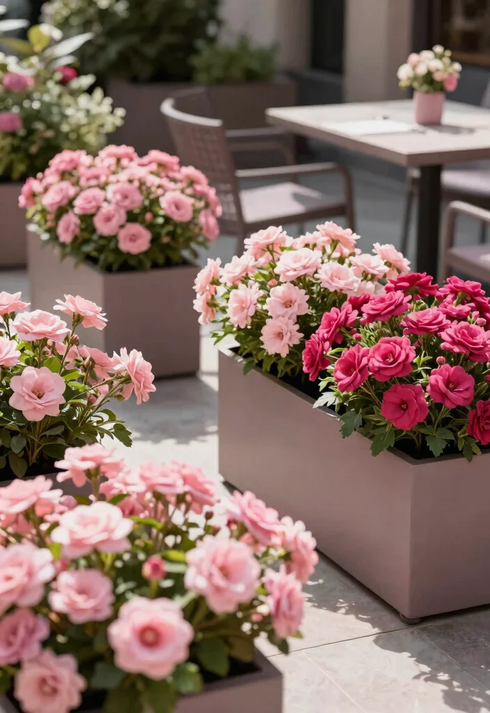 15 Beautiful Deck Railing Flower Box Ideas Lush Blooms 11. Monochromatic Magic 0