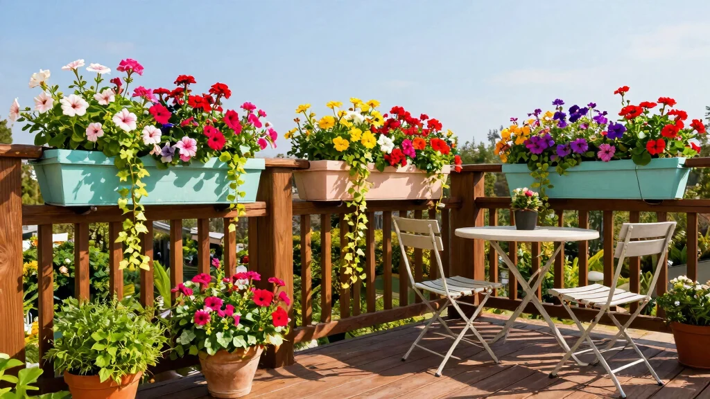 15 Beautiful Deck Railing Flower Box Ideas [Lush Blooms]