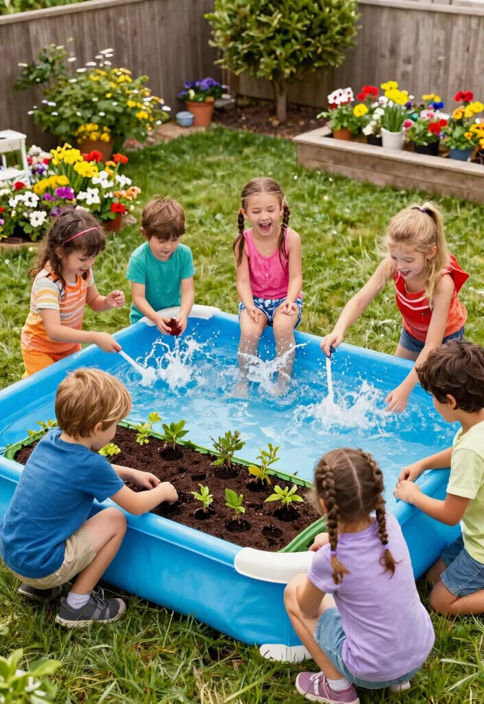 15 Best Backyard Kiddie Pool Ideas Play Areas for Kids 14. Educational Garden Activities 0