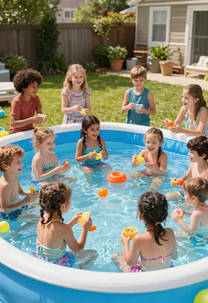 15 Best Backyard Kiddie Pool Ideas Play Areas for Kids 15. Community Pool Playdates 0