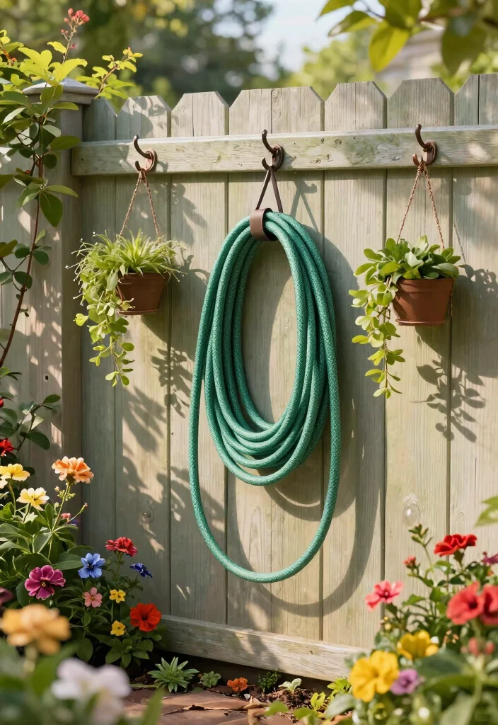 15 Best Hose Storage Ideas for a Clean Backyard 11 15 Best Hose Storage Ideas for a Clean Backyard 11. Hanging Hose Storage 0