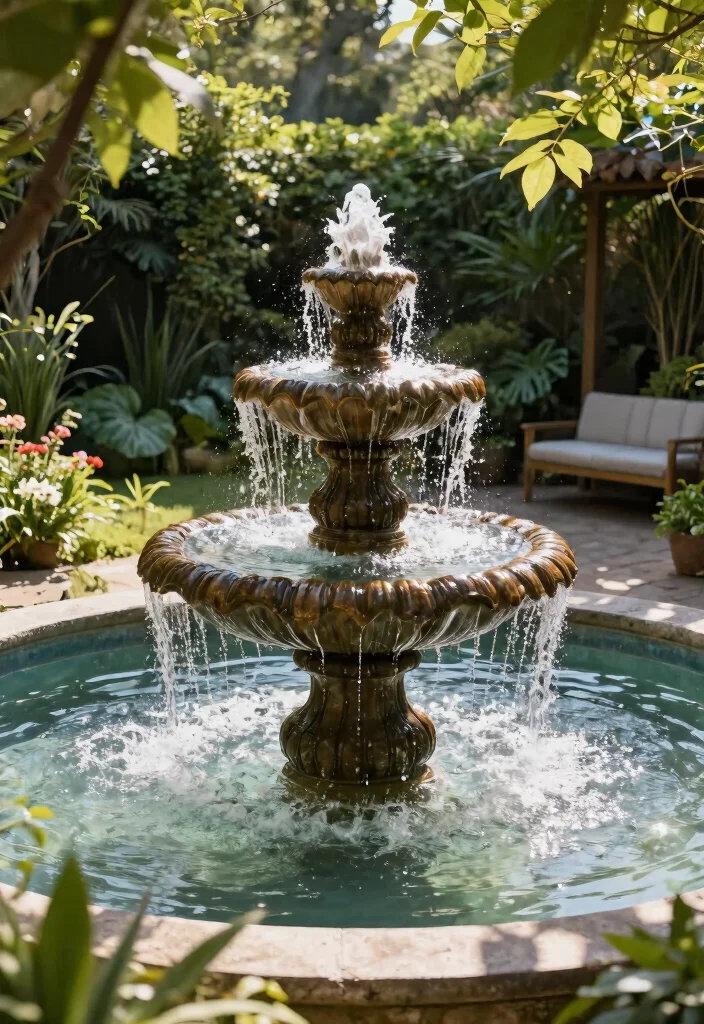 15 Best Outdoor Fountain Suggestions for Eco friendly Landscaping 14. Sound Enhancing Fountains 0