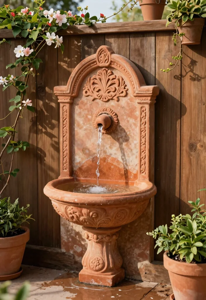 15 Best Outdoor Fountain Suggestions for Eco friendly Landscaping 2. Wall Mounted Fountains 0