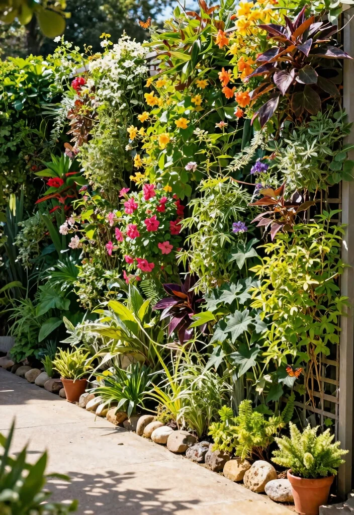 15 Best Outdoor Privacy Curtain Ideas to Hide Neighbors 1. Vertical Garden Walls 0