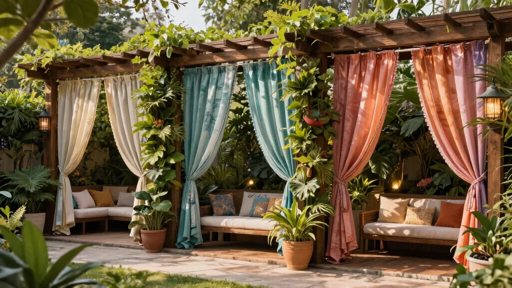 15 Best Outdoor Privacy Curtain Ideas to Hide Neighbors
