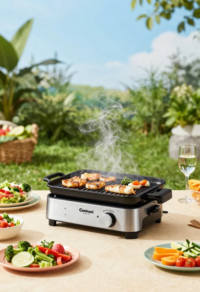 15 Best Table Top Grill Models for Picnics and Patios 2 15 Best Table Top Grill Models for Picnics and Patios 2. Cuisinart CGG 180 Petit Gourmet Portable Grill 0