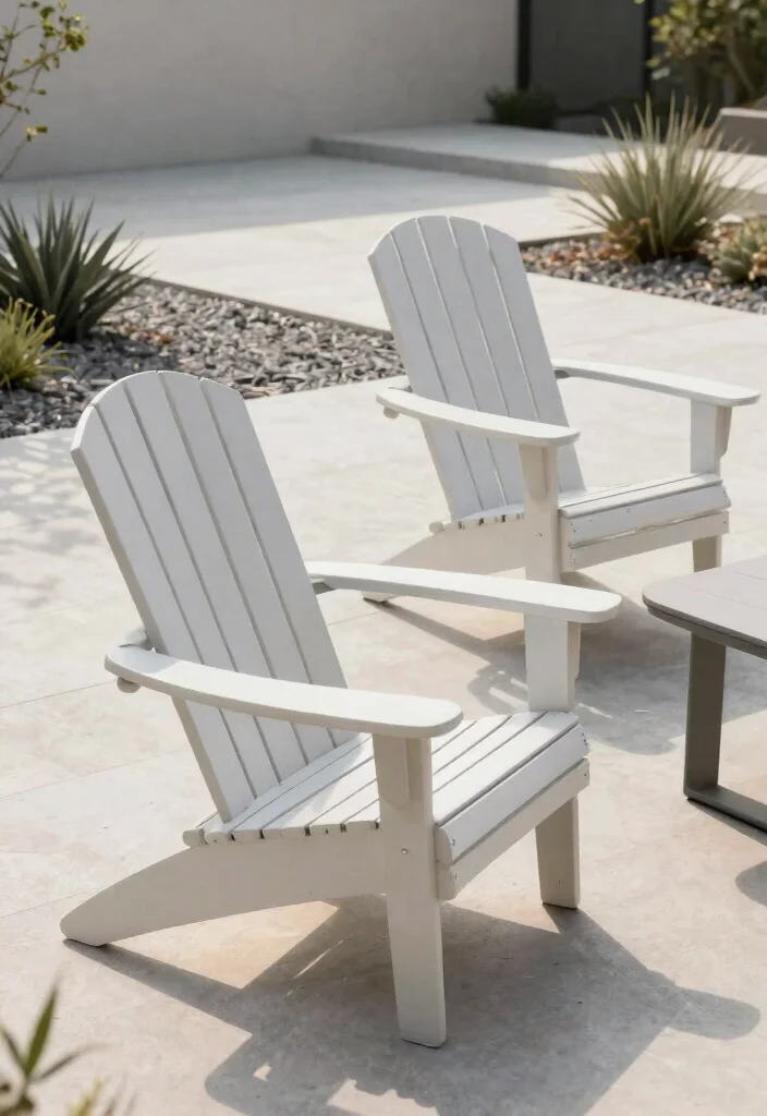 15 Classic Adirondack Chair Ideas for Ultimate Comfort 8. Minimalist Modern Adirondack Chairs 0