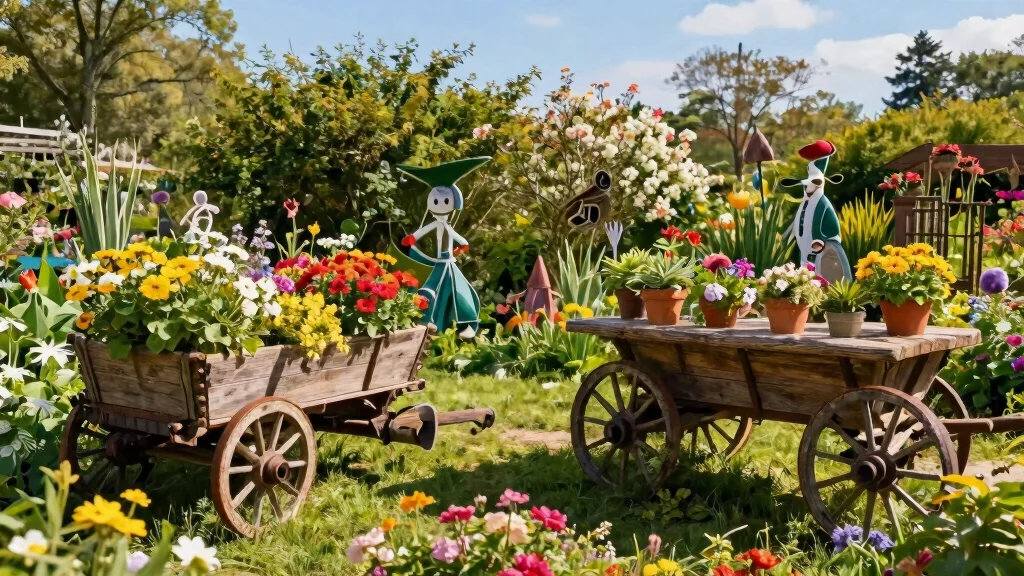 15 Clever Old Wagon Garden Ideas [Upcycle Inspiration]