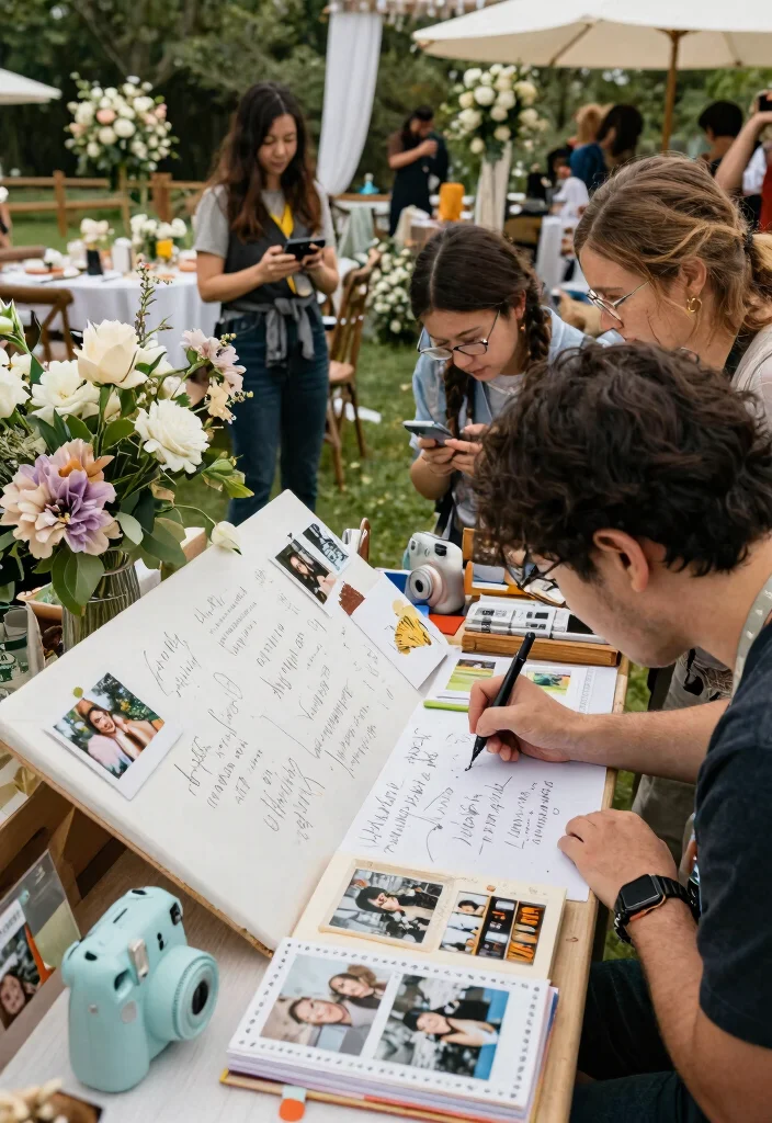 15 Dreamy Canopy Tent Wedding Reception Ideas Elegant 14. Interactive Guest Book 0