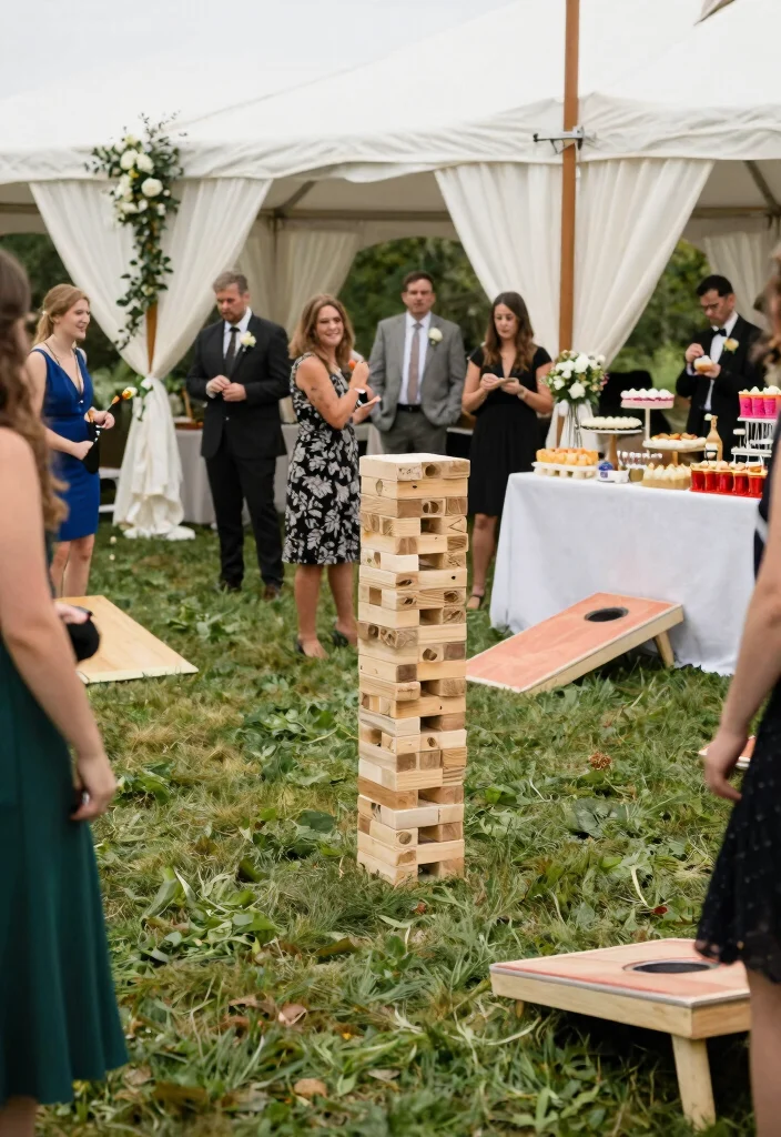 15 Dreamy Canopy Tent Wedding Reception Ideas Elegant 8. Outdoor Games 0