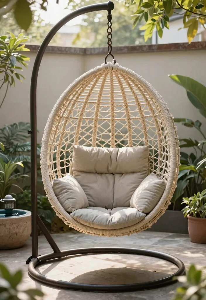 15 Dreamy Hanging Chair Patio Ideas Boho Sanctuary 10. Zen Zone 0