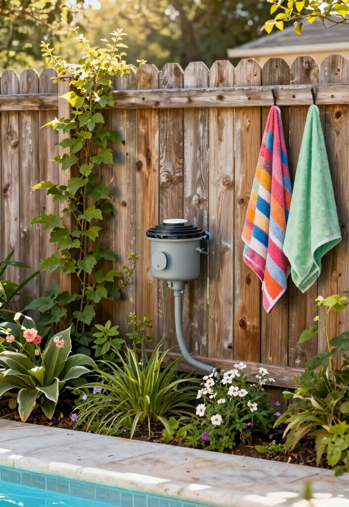 15 Genius Pool Filter Enclosure Ideas Hide the Equipment 1. Rustic Wooden Fencing 0