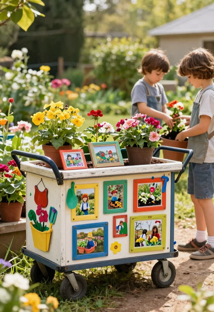 15 Genius Utility Cart Organization Ideas Must Try 10. Childhood Memories Cart 0