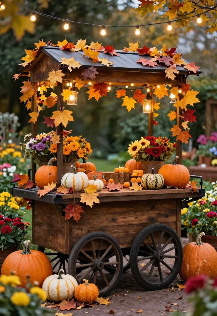 15 Genius Utility Cart Organization Ideas Must Try 14. Seasonal Decor Cart 0