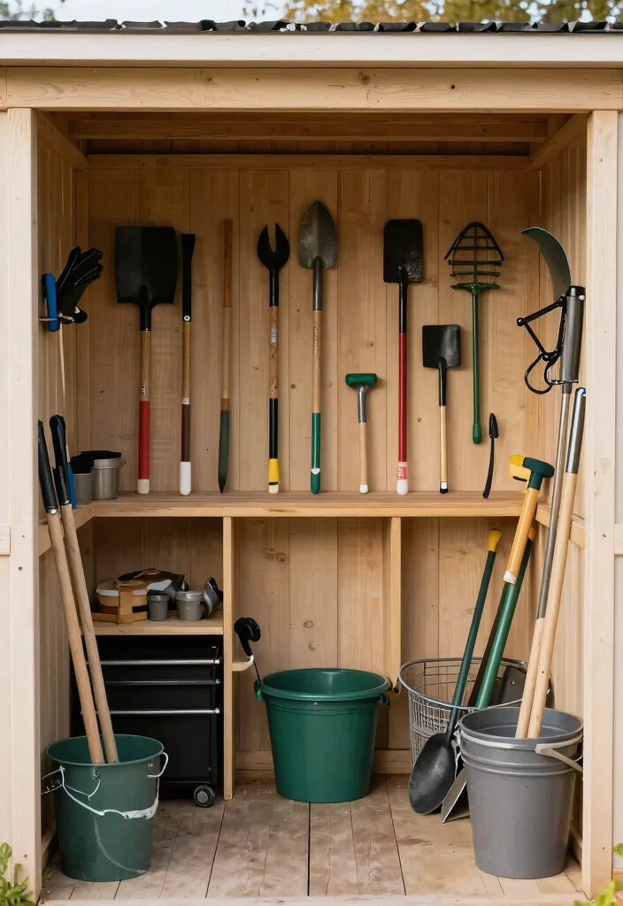 15 Smart Tool Shed Organization Ideas to Maximize Your Space 13. Seasonal Tool Rotation 0