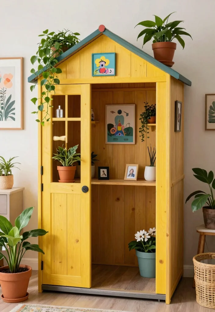 15 Smart Tool Shed Organization Ideas to Maximize Your Space 14. Personalize Your Shed with Decor 0