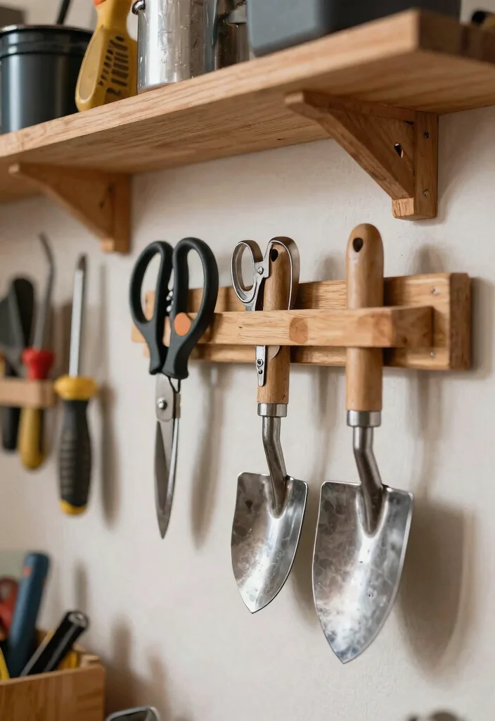 15 Smart Tool Shed Organization Ideas to Maximize Your Space 5. DIY Magnetic Tool Holder 0